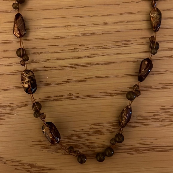 Choker beaded necklace handmade - Picture 4 of 4